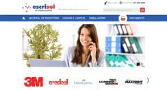 Desktop Screenshot of escrisuldistribuidora.com.br